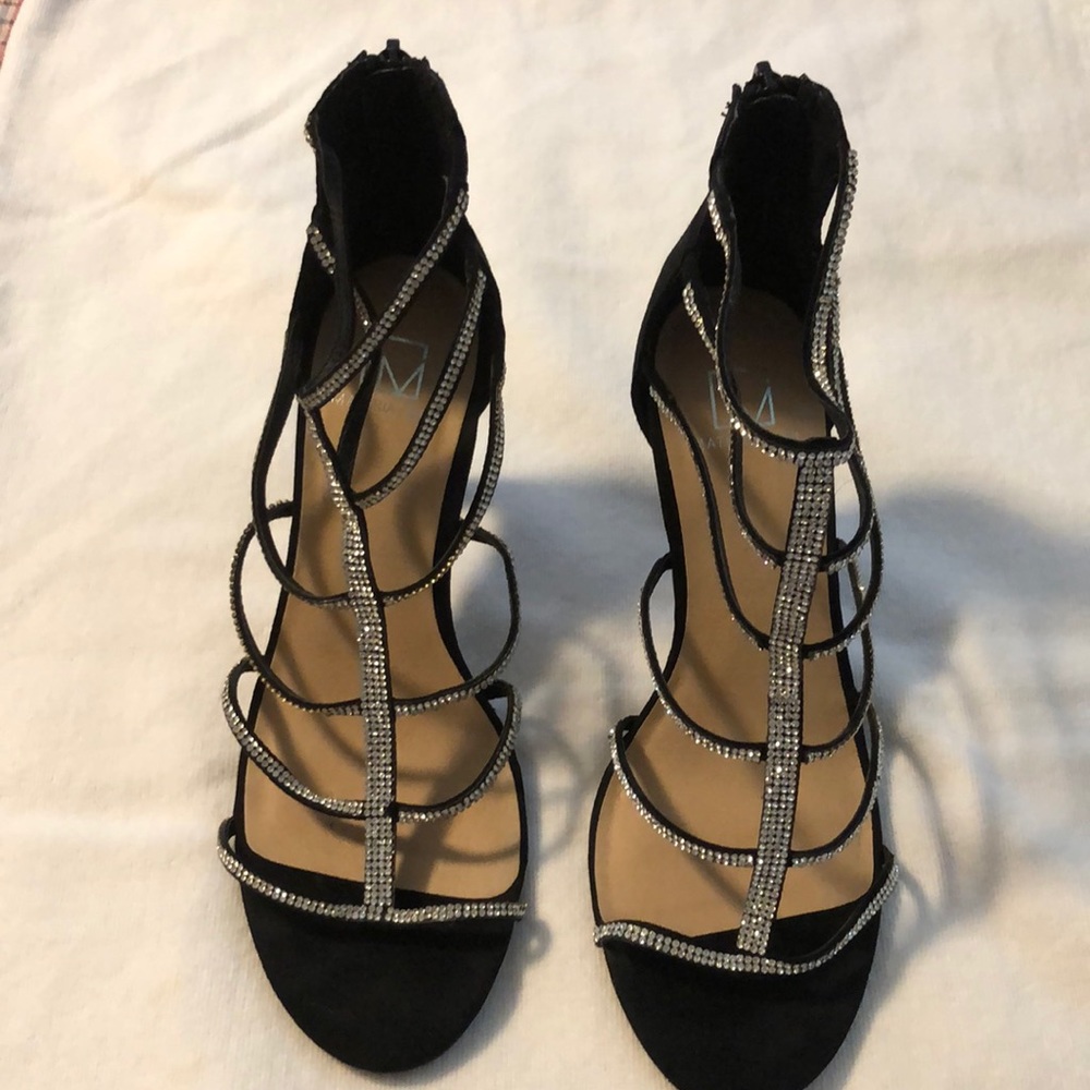 Black/Silver Material Girl Raissa Shoes